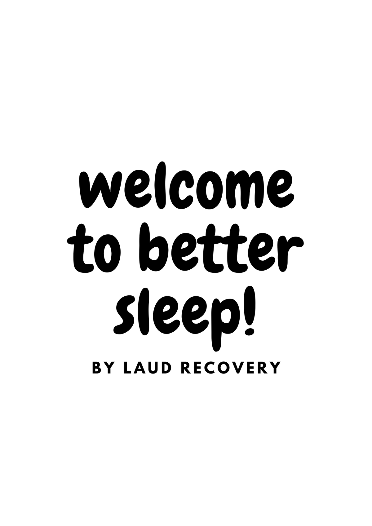 Recovery Bundle - Laud Recovery